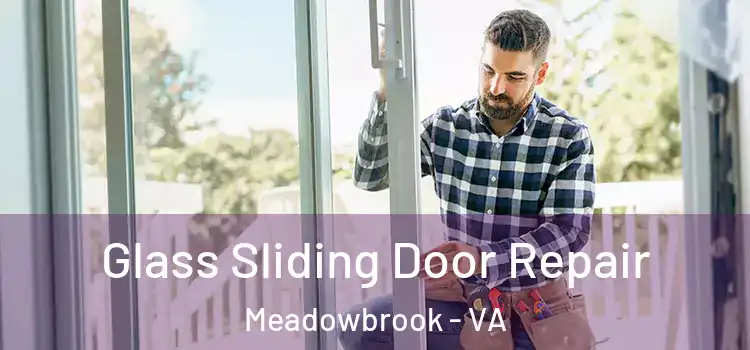 Glass Sliding Door Repair Meadowbrook - VA