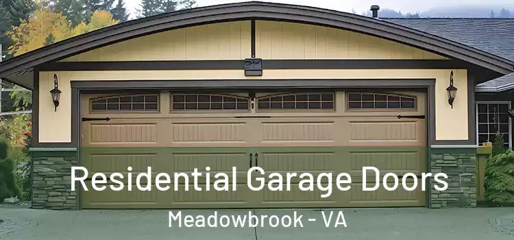  Residential Garage Doors Meadowbrook - VA