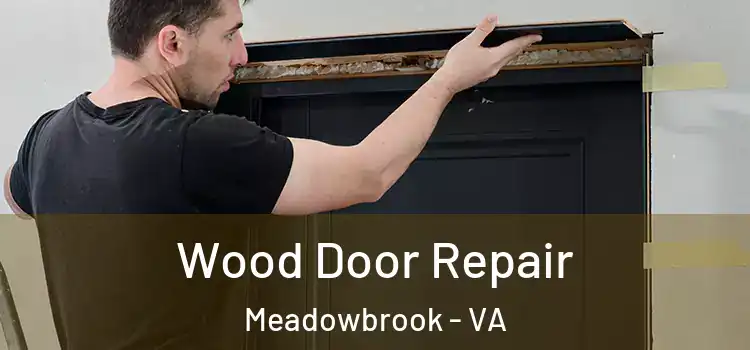 Wood Door Repair Meadowbrook - VA